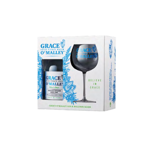Grace O'Malley Gin Glass Gift Pack